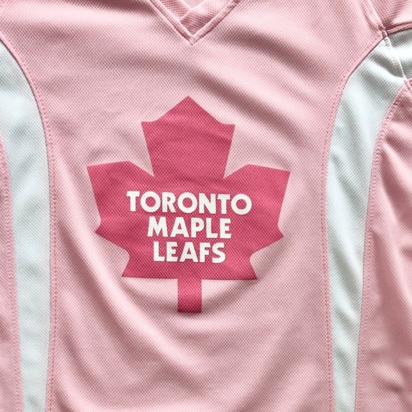 NHL, Toronto Maple Leafs, Womens, Pink, Official, Jersey, Size S, Good Condition - Picture 5 of 9